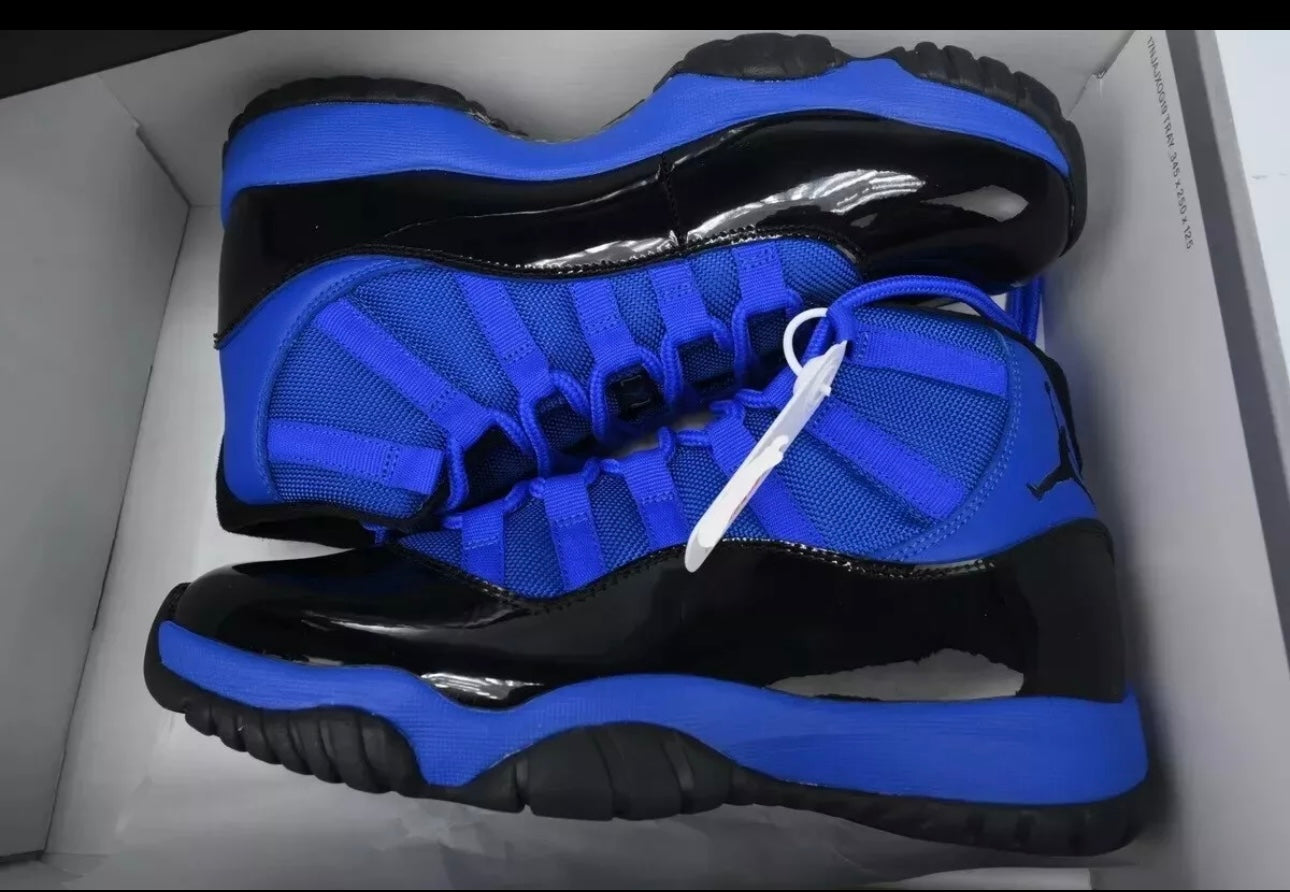 Jordan 11 Retro Blue Black Men's